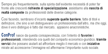 Presentazione ConProf